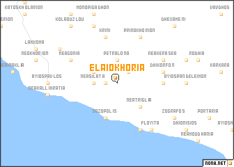 map of Elaiokhória