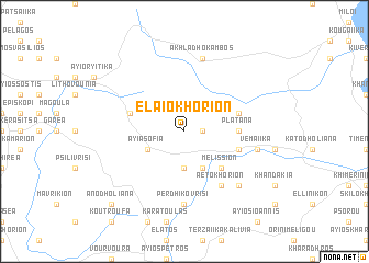 map of Elaiokhórion