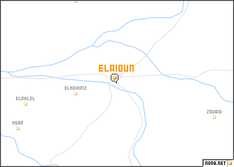 map of El Aïoun