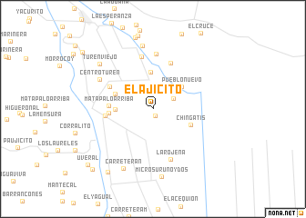map of El Ajicito