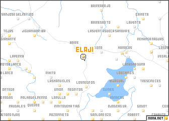 map of El Ají