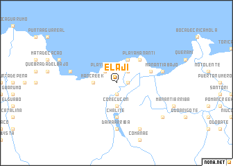 map of El Ají