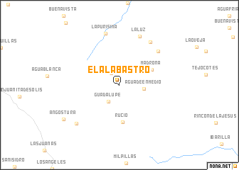 map of El Alabastro