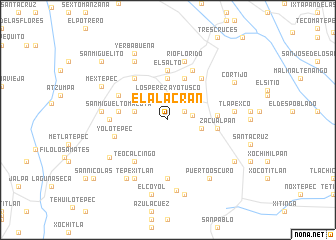 map of El Alacrán