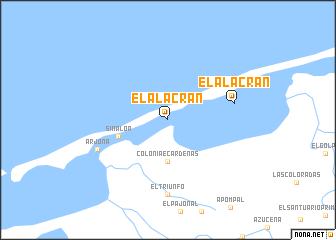map of El Alacrán