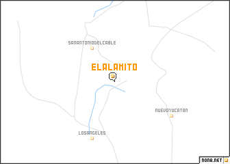 map of El Alamito