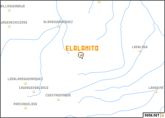 map of El Alamito