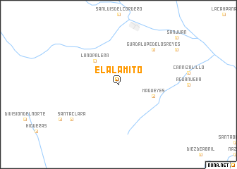 map of El Alamito