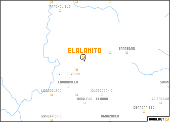 map of El Alamito