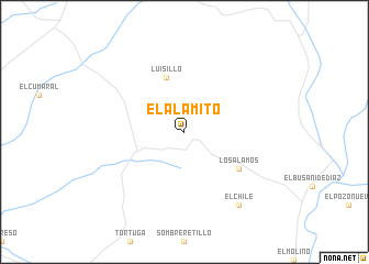 map of El Alamito