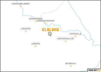 map of El Álamo