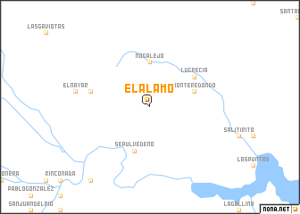 map of El Álamo