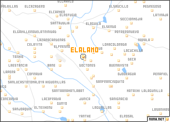 map of El Álamo