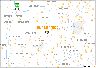 map of El Albarico