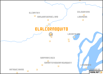 map of El Alcornoquito