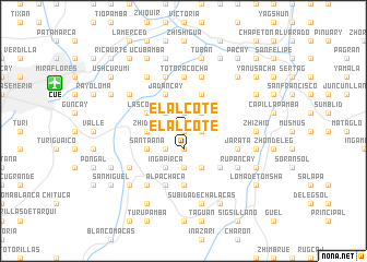 map of El Alcote
