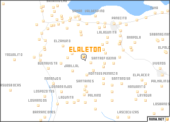 map of El Aletón