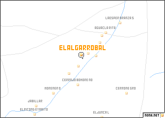 map of El Algarrobal