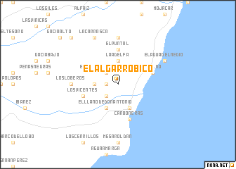 map of El Algarrobico