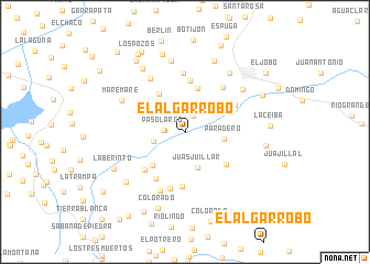map of El Algarrobo