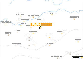 map of El Algarrobo