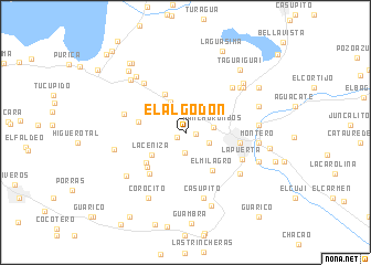 map of El Algodón