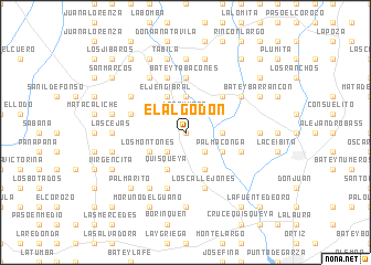 map of El Algodón