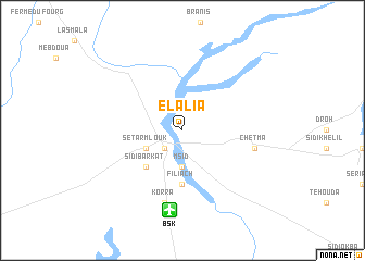 map of El Alia