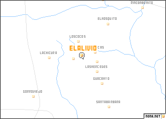 map of El Alivio