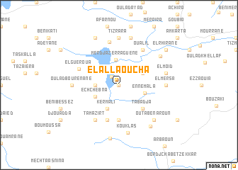 map of El Allaoucha