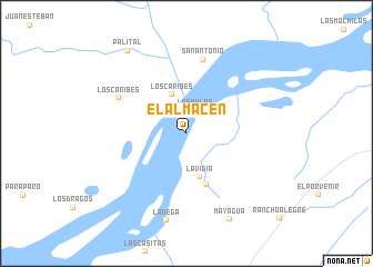 map of El Almacén