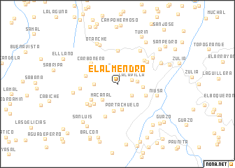 map of El Almendro