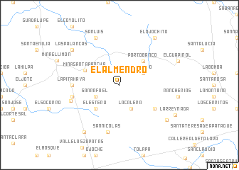 map of El Almendro