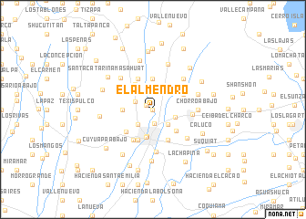 map of El Almendro