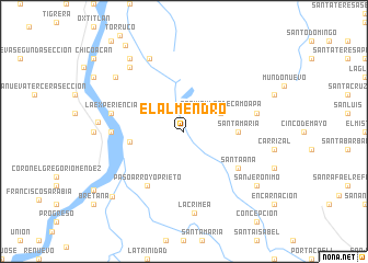 map of El Almendro