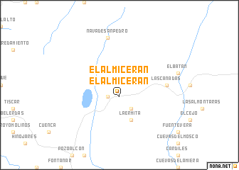 map of El Almicerán