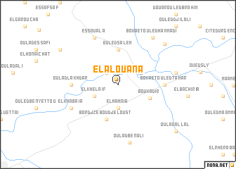 map of El Alouana