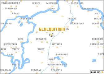 map of El Alquitrán