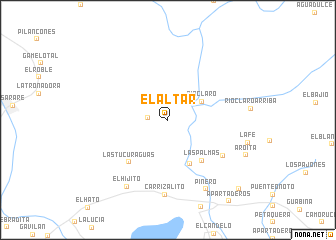 map of El Altar