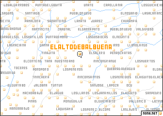 map of El Alto de Balbuena