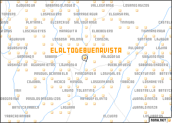 map of El Alto de Buena Vista