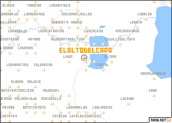 map of El Alto del Capa