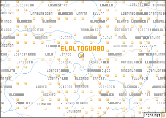 map of El Alto Guabo