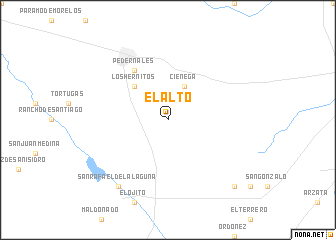 map of El Alto