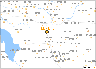 map of El Alto