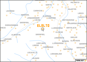 map of El Alto