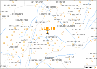 map of El Alto