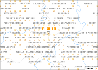 map of El Alto