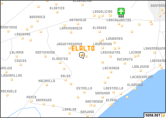 map of El Alto