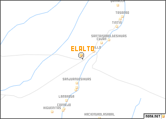 map of El Alto